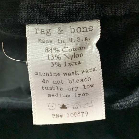 Rag & Bone Black Long Sleeve Ponte Knit Dress - Picture 8 of 11